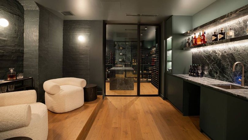 A wine cellar leads out into a tasting lounge. Pic: Ray White.