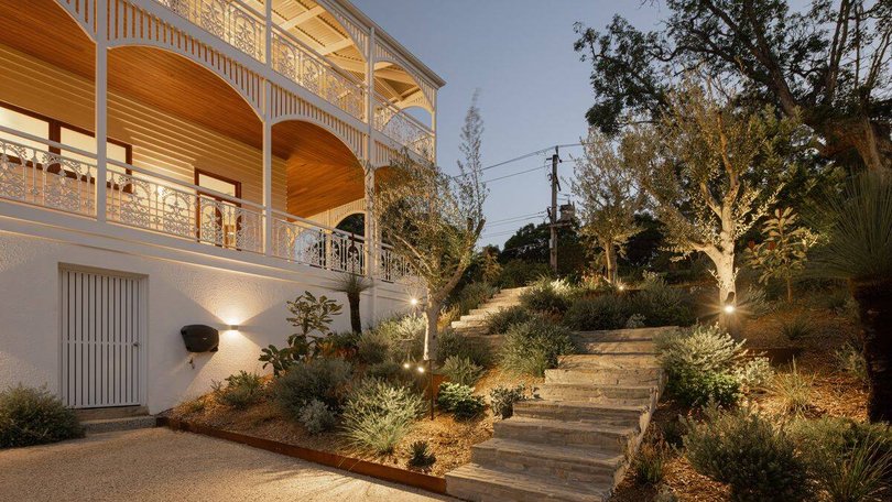 Located on the basement level is parking for up to five cars. Pic: Ray White.