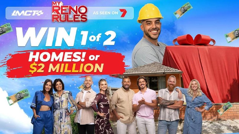 Adrian Portelli's LMCT promotional banner for My Reno Rules giveaway. (Pic lmctgiveaway.com)