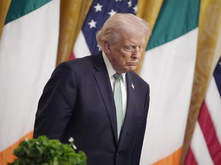 Donald Trump isn't happy that America's allies in Europe have rebuffed him over the war in Iran. (EPA PHOTO)