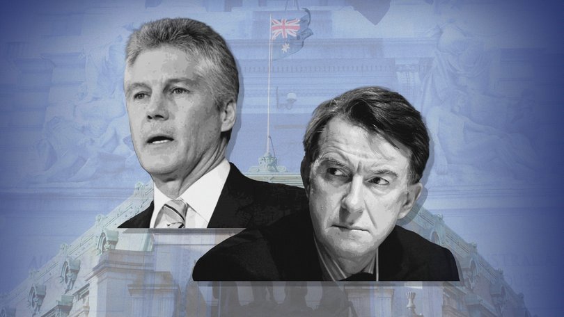 Steve Smith and Peter Mandelson.