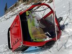 A gondola cabin detached from its cable  at the Engelberg-Titlis ski resort in central Switzerland, killing its sole passenger.