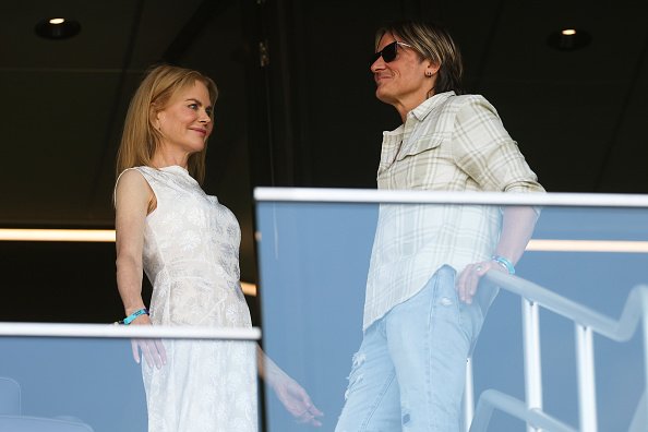 Actress Nicole Kidman and country music singer Keith Urban at the FIFA Club World Cup in June 2025, three months before they split. 
