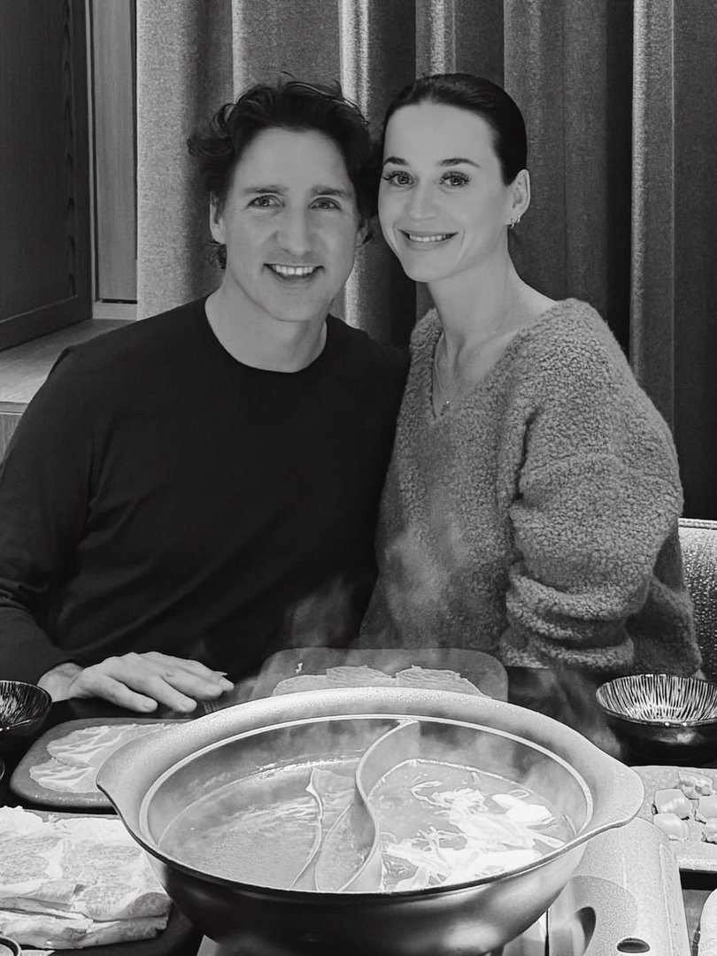 Katy Perry and Justin Trudeau on holiday in Italy.