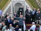 The Prime Minister and Home Affairs Minister have made an abrupt exit from a Western Sydney mosque after they were heckled.