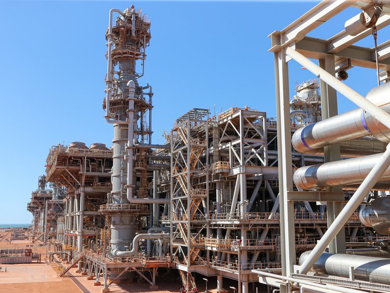 Chevron’s Gorgon LNG plant on Barrow Island. 