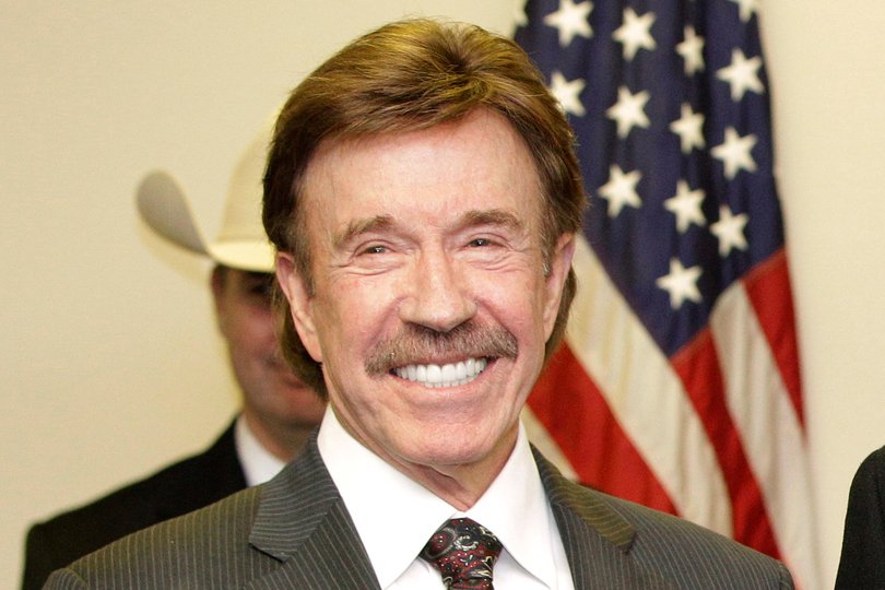 Chuck Norris appears at a ceremony in Garland, Texas on Dec. 2, 2010.