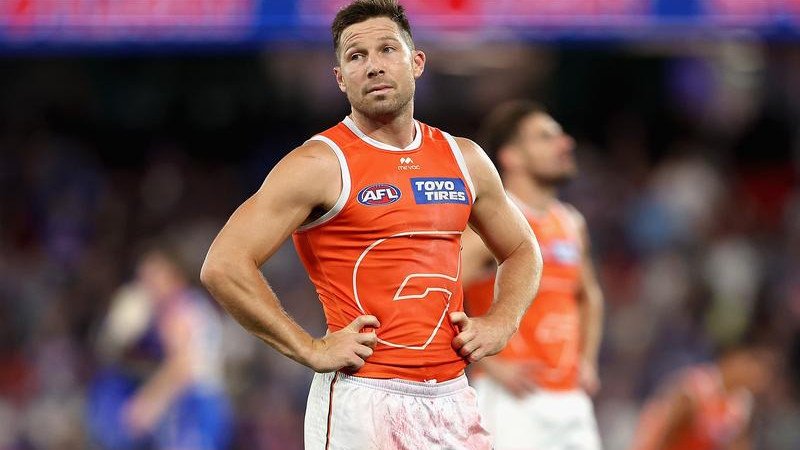 The Giants are having to wait to put the Bulldogs game behind them, due to lightning in Sydney. (Rob Prezioso/AAP PHOTOS)