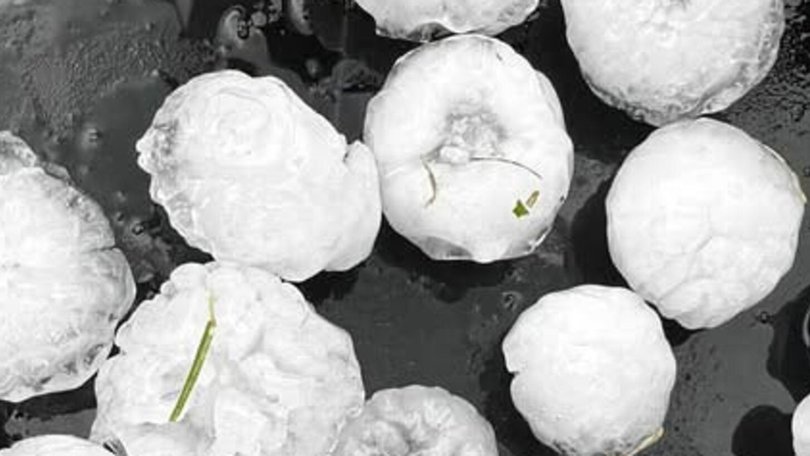 Authorities have issued warnings for dangerous thunderstorms after large hail struck western Sydney.