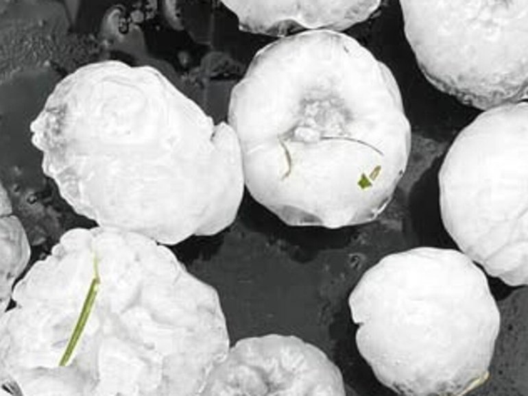 Authorities have issued warnings for dangerous thunderstorms after large hail struck western Sydney.