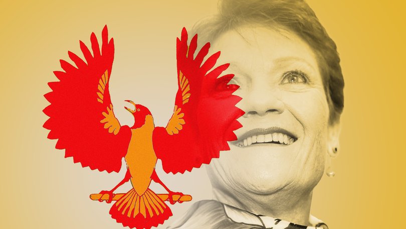 One Nation leader Senator Pauline Hanson celebrated the party’s good showing in the South Australian election on Saturday. 