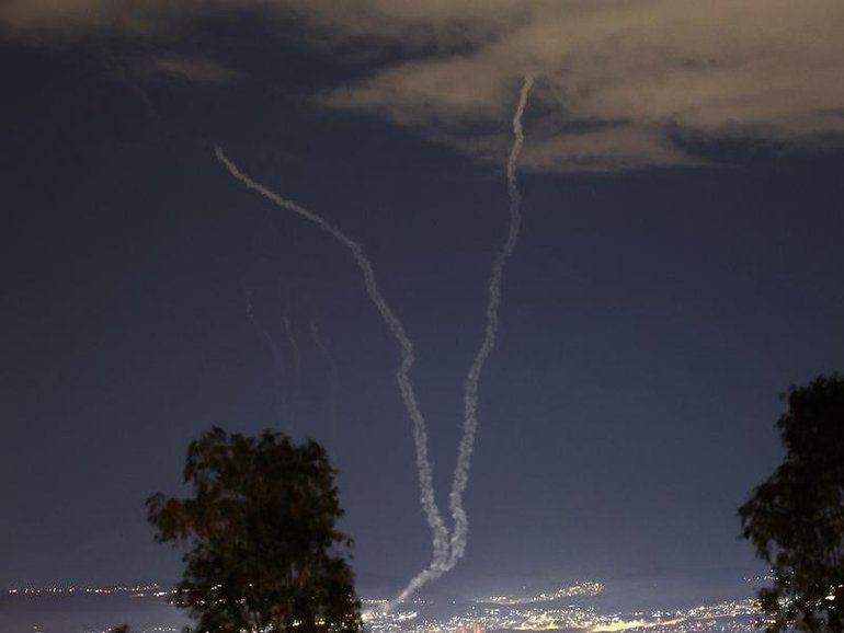 Israel was unable to intercept missiles that hit near its nuclear research site. 