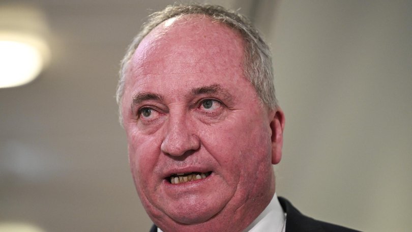 Mr Joyce repeatedly interrupted Ms Plibersek as she tried to speak. Picture: NewsWire / Martin Ollman