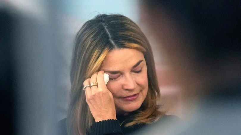 Savannah Guthrie will reportedly return to work hosting the Today show in April. (AP PHOTO)