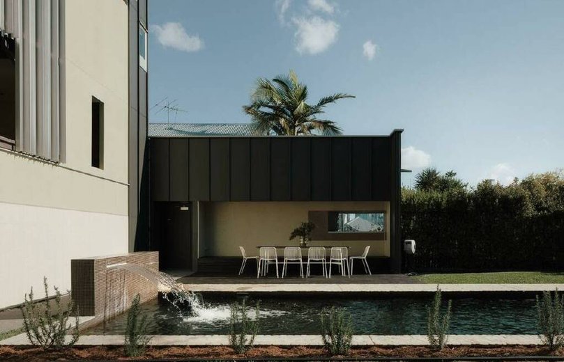 The property has a 14-metre lap pool. Picture Place New Farm