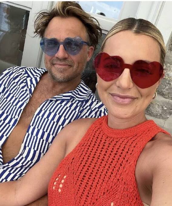 Mitchell Lau and Lucy Henry-Hicks. Picture Instagram