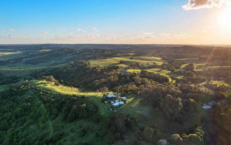 The estate spans 6.8 acres.