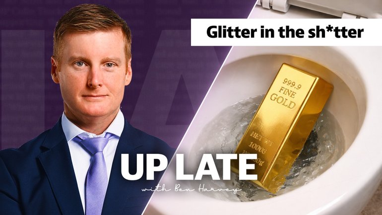 In tonight’s show, with the unprecedented bull run on gold taking a sharp turn, Ben Harvey explains why the ‘safe haven’ investment is shaping up to have its worst week in forty years