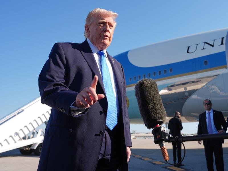 ‘We are in the throes of a real possibility of making a deal,’ US President Donald Trump says. (AP PHOTO)