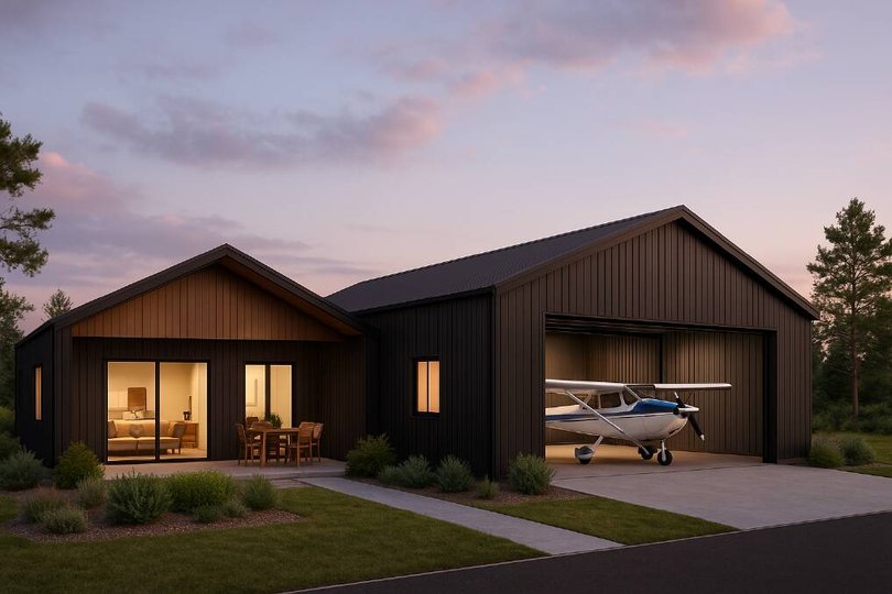 SkyPark is Australia's first aviation-integrated residential community, offering architecturally designed hangar-home packages on large blocks.