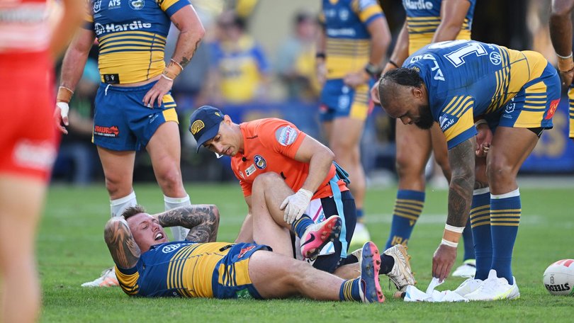 J’maine Hopgood suffered an ACL injury against the Dragons.