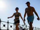 Australians are undertaking a healthy amount of moderate exercise. (Bianca De Marchi/AAP PHOTOS)