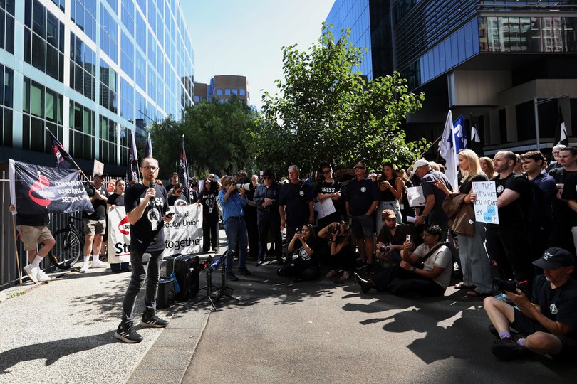 ABC staff at the national broadcaster’s headquarters in Ultimo.