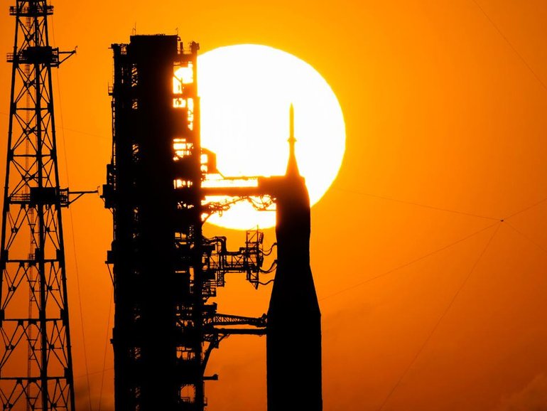 NASA has cancelled plans to orbit the moon, instead focusing on building a base on it. (AP PHOTO)