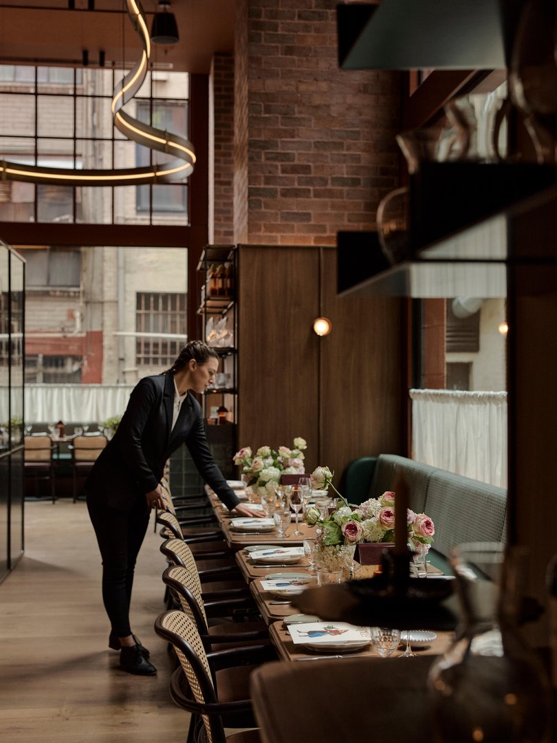 There’s something of a movie-set feel about Hyde Melbourne Place. 