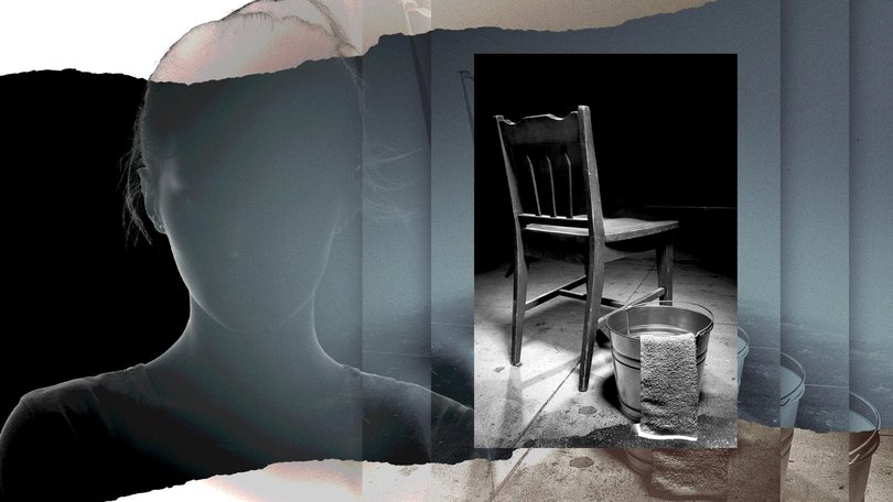 A female Army medic says she was stripped, caged and tortured as part of capture training.