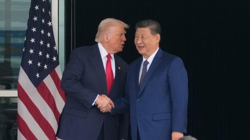 US President Donald Trump and Chinese President Xi Jinping last met in South Korea in October. (AP PHOTO)