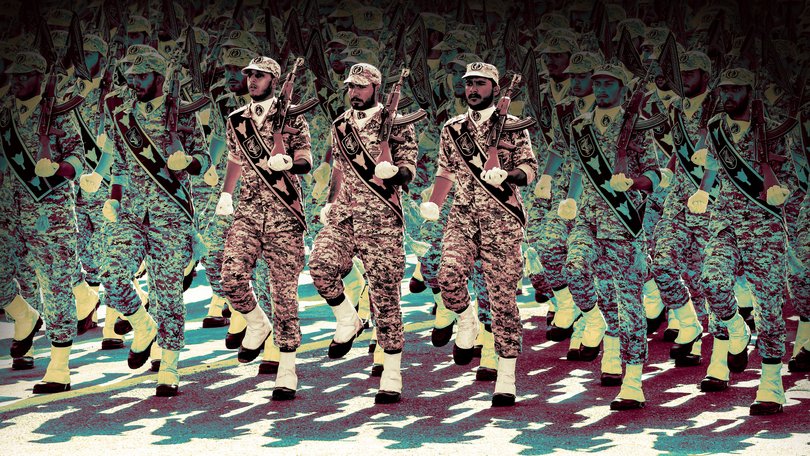Members of Iran's Revolutionary Guards Corps.