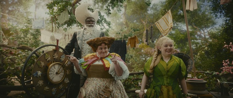 Jessica Gunning with Nonso Anozie and Nicola Coughlan in The Magic Faraway Tree.