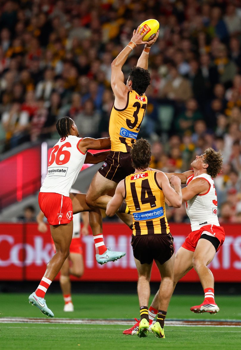 Tom Barrass has gone to another level at Hawtorn.