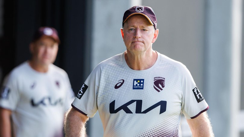 Broncos coach Michael Maguire wants to move on from the distractions. Picture: Lachie Millard