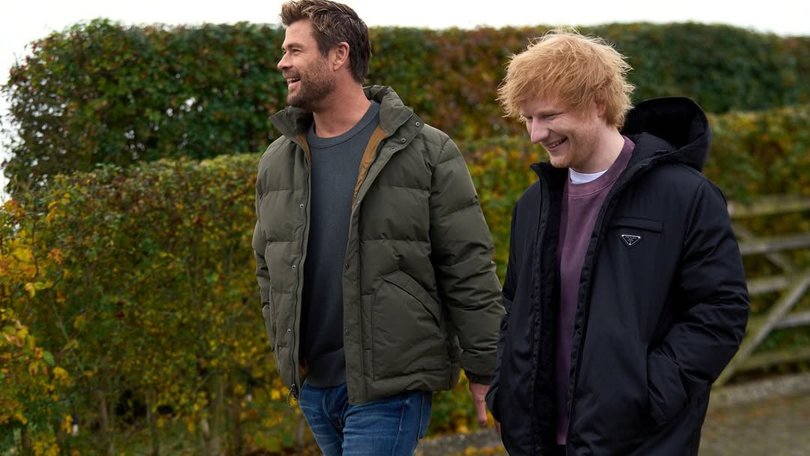 Chris Hemsworth and Ed Sheeran have been mates since 2023.