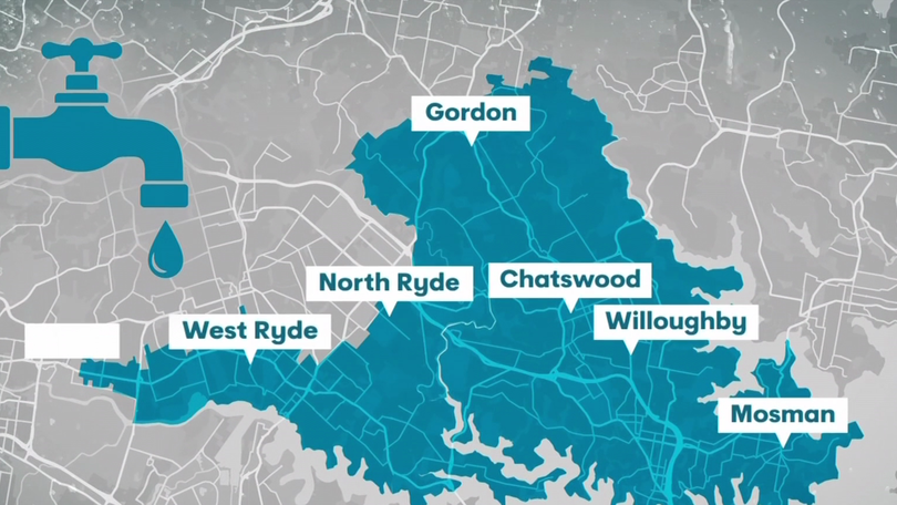 The affected areas take in some of Sydney’s wealthiest and most populous areas.