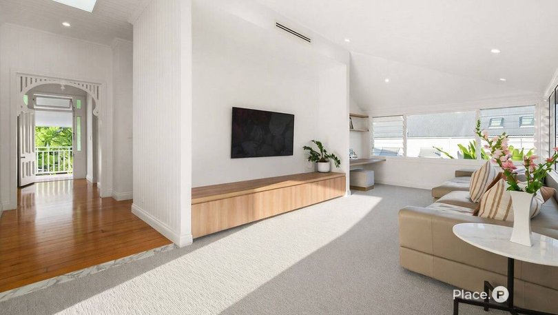 The first floor living room after the renovation. Pic: Place.