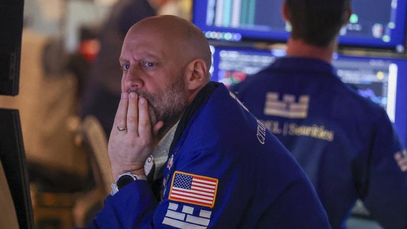 Stocks on Wall Street suffered their largest daily decline since the start of the war with Iran.