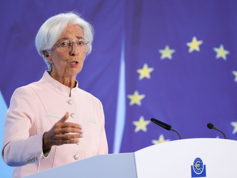 European Central Bank president Christine Lagarde.
