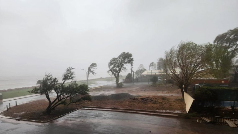 Narelle battered the Pilbara and North West Cape with winds up to 250km/h. (PR IMAGE PHOTO)