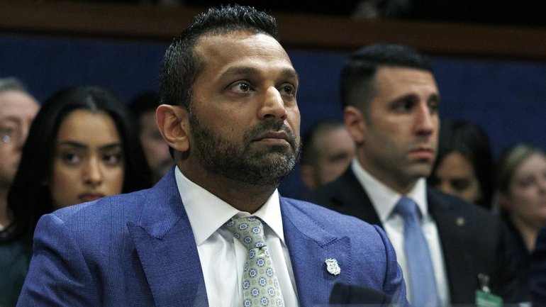 Old photographs of FBI director Kash Patel have been posted online after an apparent data breach. (EPA PHOTO)