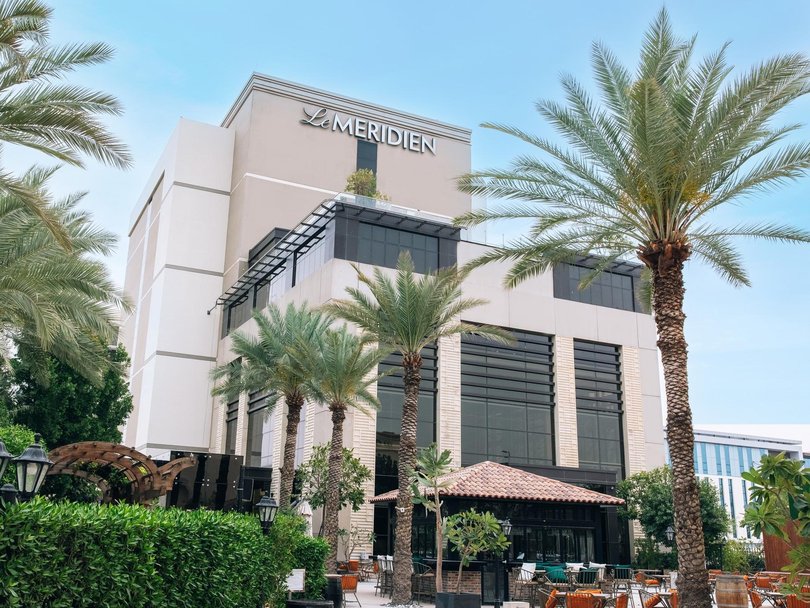 The Australian government has warned of “an ongoing threat in the vicinity of” the Le Meridien hotel in Dubai Le Meridien. Picture: Supplied