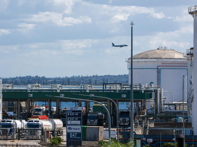 The federal government has released fuel supplies from its emergency stockpile and temporarily lowered fuel standards so Australian refineries can get more supply out. Picture: NewsWire / Gaye Gerard