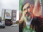 A poster features the new Supreme Leader Mojtaba Khamenei on March 28, 2026 in Tehran, Iran. 