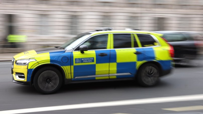 A man has been arrested after a car hit and injured seven pedestrians in the UK city of Derby.