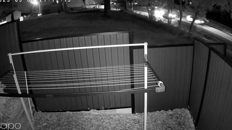 CCTV of the moment before the impact. Picture: Supplied.