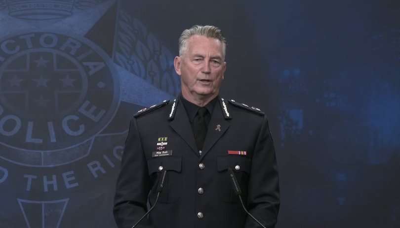 Chief Commissioner Mike Bush.