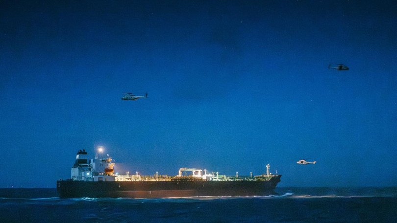 A Russian oil tanker looks like it will be able to deliver its load to Cuba. (EPA PHOTO)