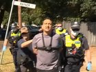 Dezi Freeman was arrested in 2021 outside the Myrtleford court house, after attempting to put former Victoria Premier Daniel Andrews on pseudo-trial for treason. 7 News